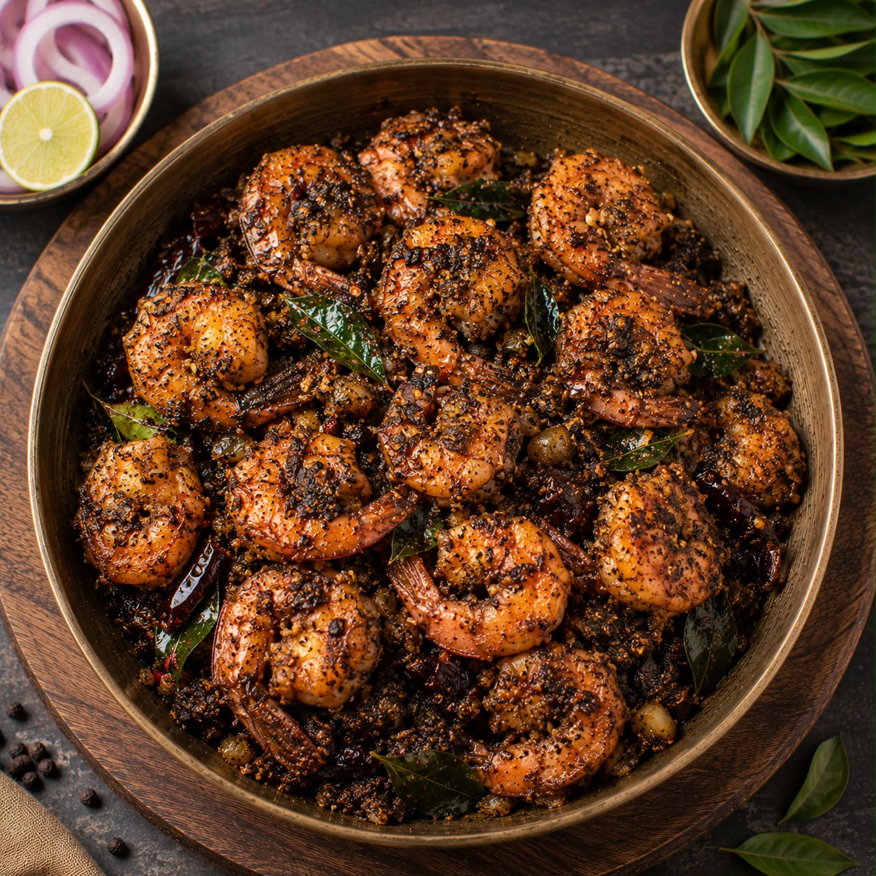 Prawn Pepper Fry
